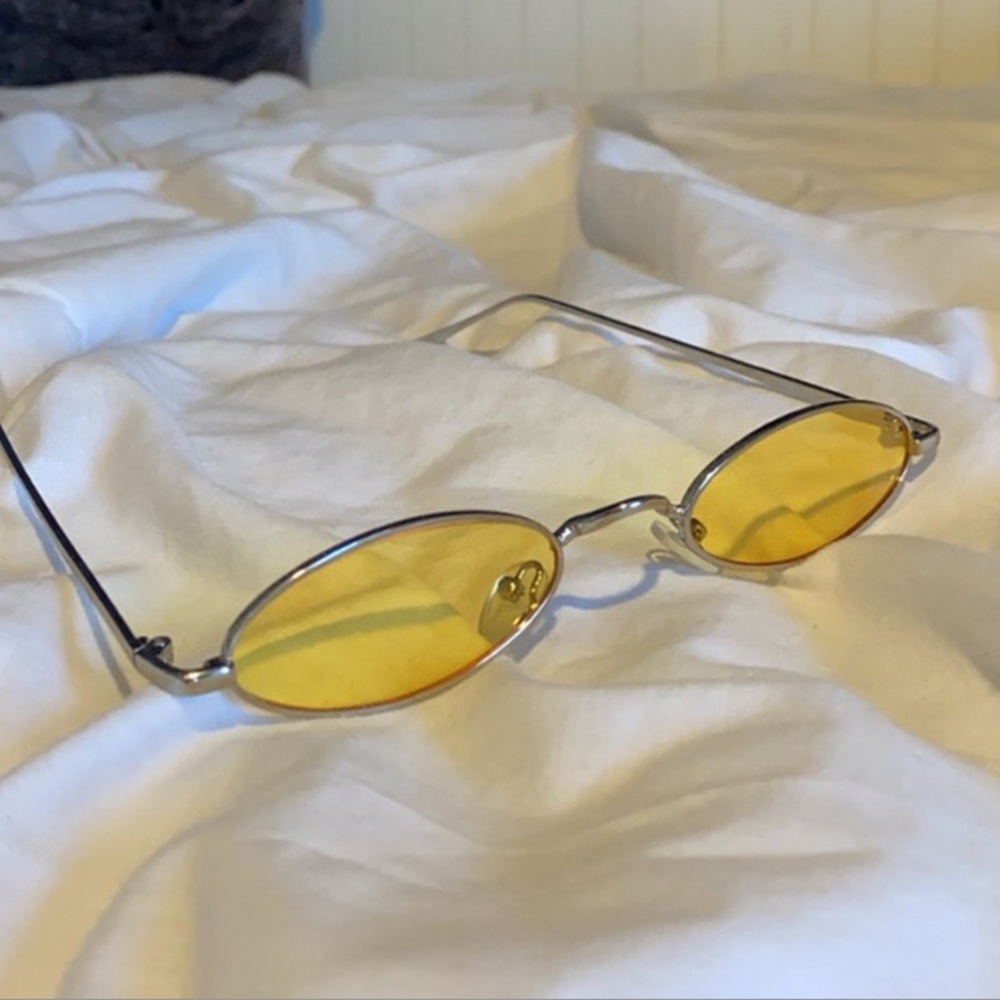Yellow tinted glasses